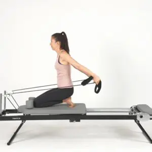 nexace Réformateur de Pilates pour la Maison avec Ressort en Métal,Pliable,pour Débutants,Grande Taille
