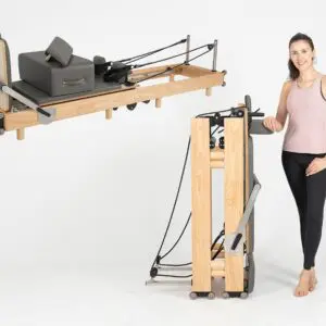 nexace Pilates Reformer Machine, la Machine Pilates Pliable en Bois pour l'entraînement à Domicile