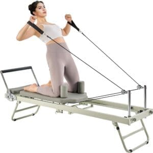 VEVOR Riformatore Pilates Pieghevole Réformateur Pliable Adulte Unisexe