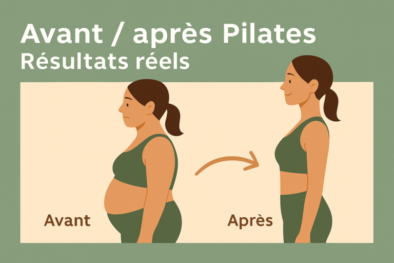 Avant / après Pilates : Résultats réels et délais
